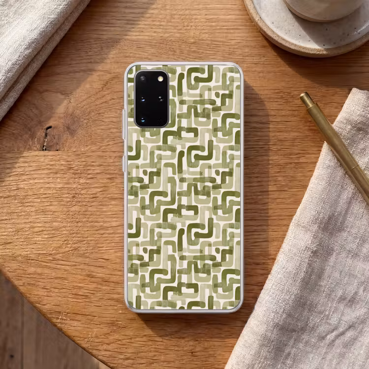 Telefoonhoesje - Modern - Grafisch - Groen — 2