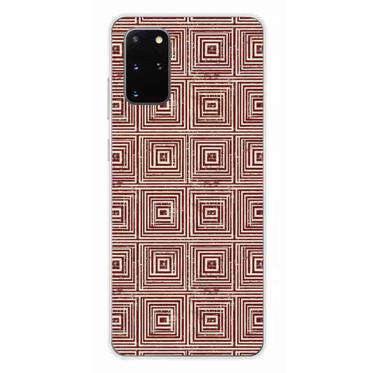 Telefoonhoesje - Geometrisch - Patroon - Rood — 4