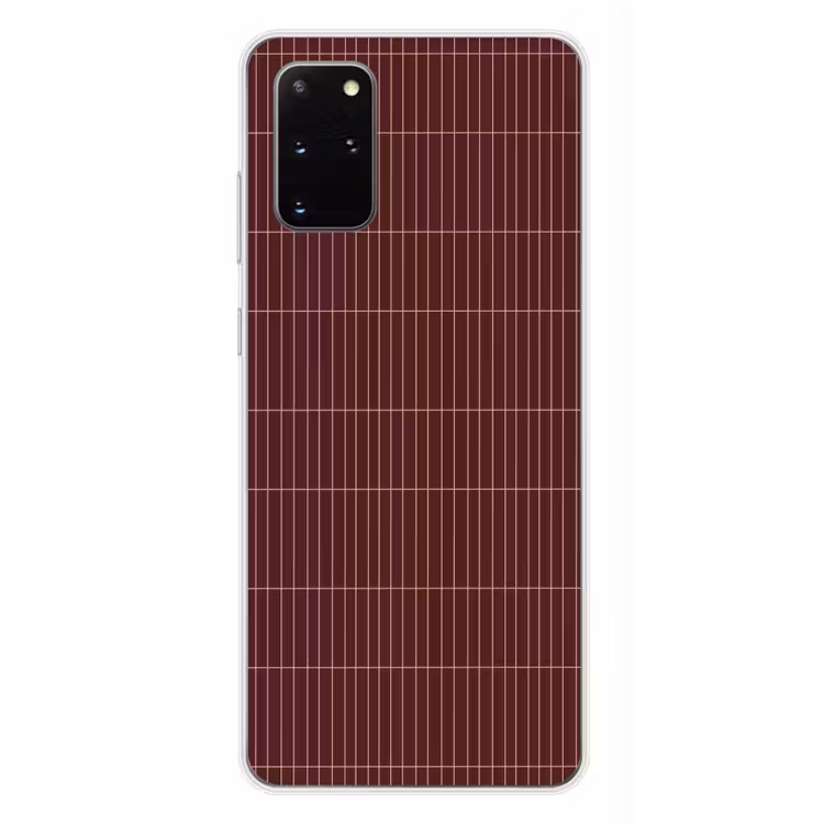 Telefoonhoesje - Lijnen - Patroon - Bordeaux — 4