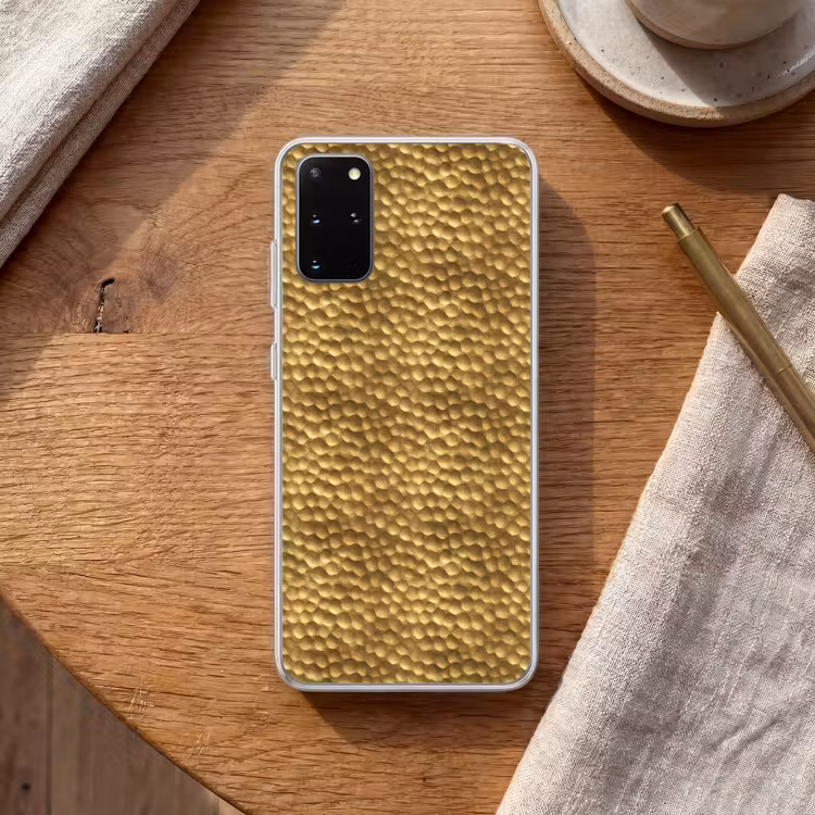 Telefoonhoesje - Metaal - Dynamisch - Goud — 2