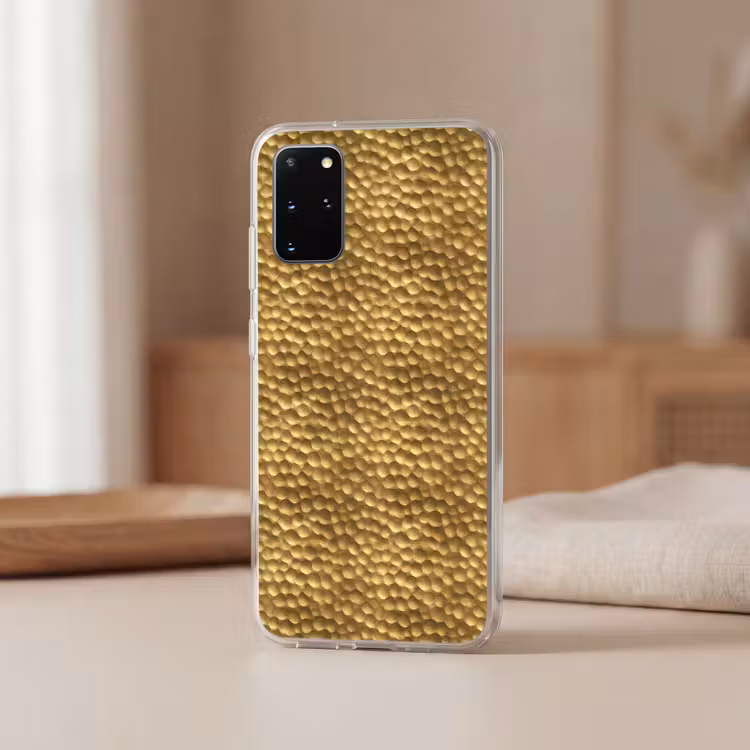 Telefoonhoesje - Metaal - Dynamisch - Goud — 3
