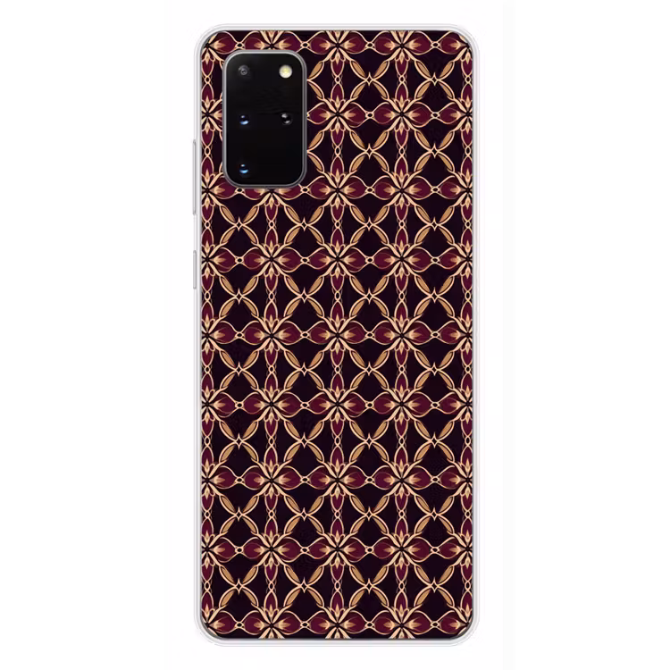 Telefoonhoesje - Symmetrisch - Tegel - Burgundy — 4
