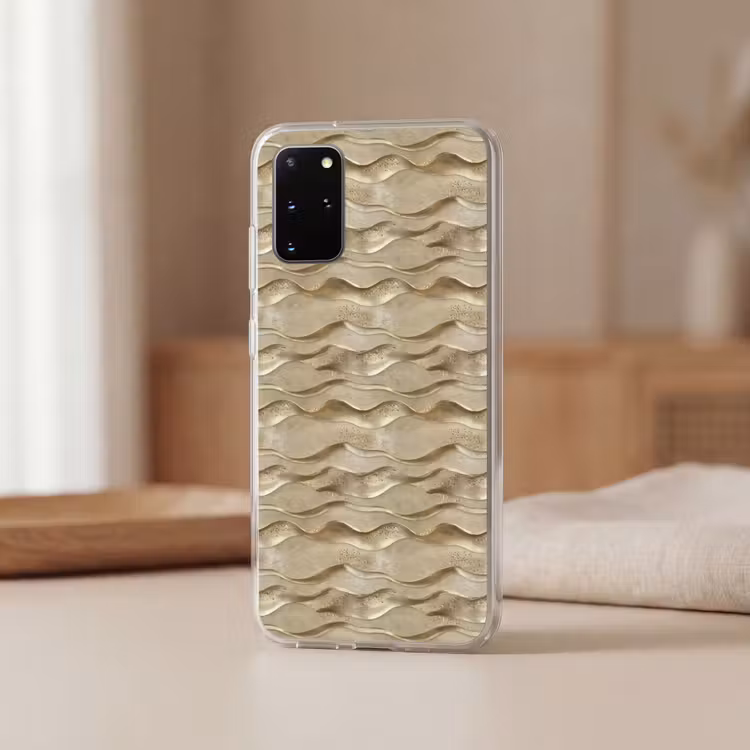 Telefoonhoesje - Golven - Patroon - Goud — 3