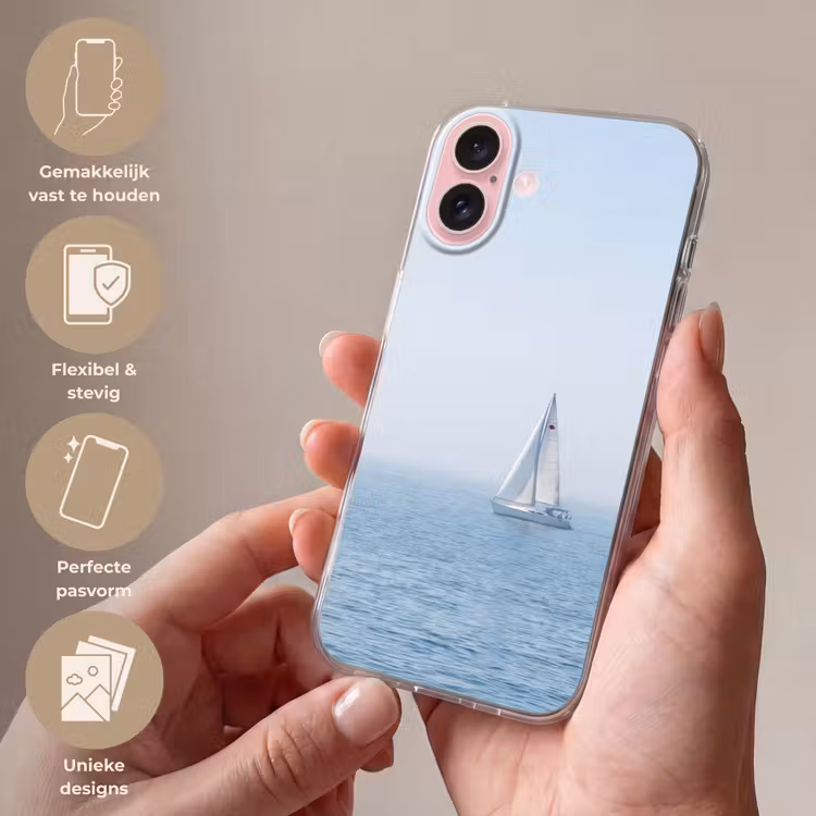 Telefoonhoesje - Horizon - Zeilboot - Zee — 4