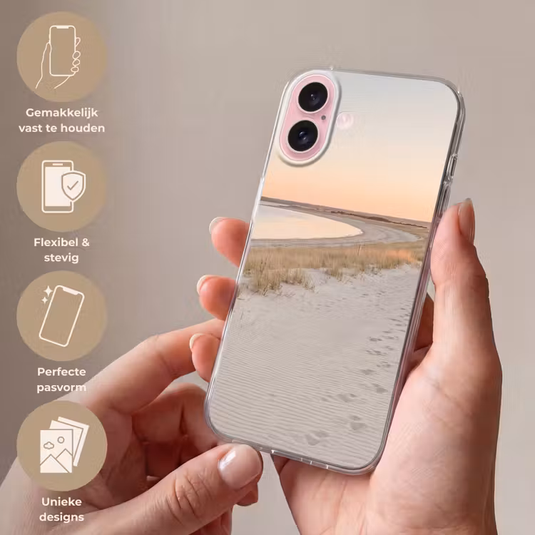 Telefoonhoesje - Kustlijn - Horizon - Hek — 4