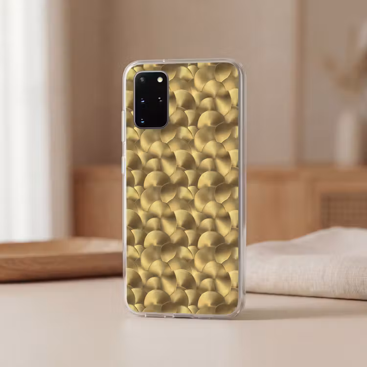 Telefoonhoesje - Modern - Cirkel - Goud — 3