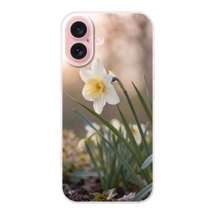 Telefoonhoesje - Narcis - Bloem - Minimalistisch — 1