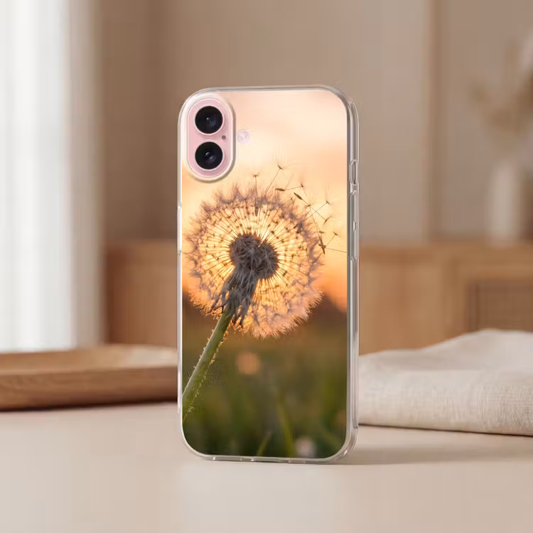Telefoonhoesje - Paardenbloem - Zonsondergang - Veld — 3
