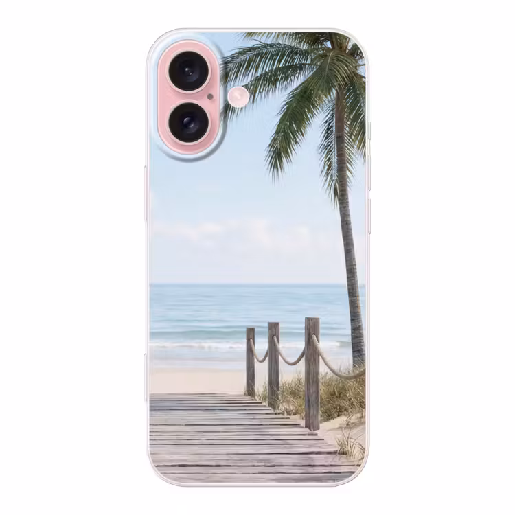 Telefoonhoesje - Palmbomen - Pad - Horizon — 1