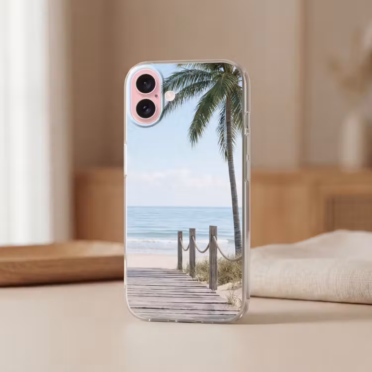 Telefoonhoesje - Palmbomen - Pad - Horizon — 3