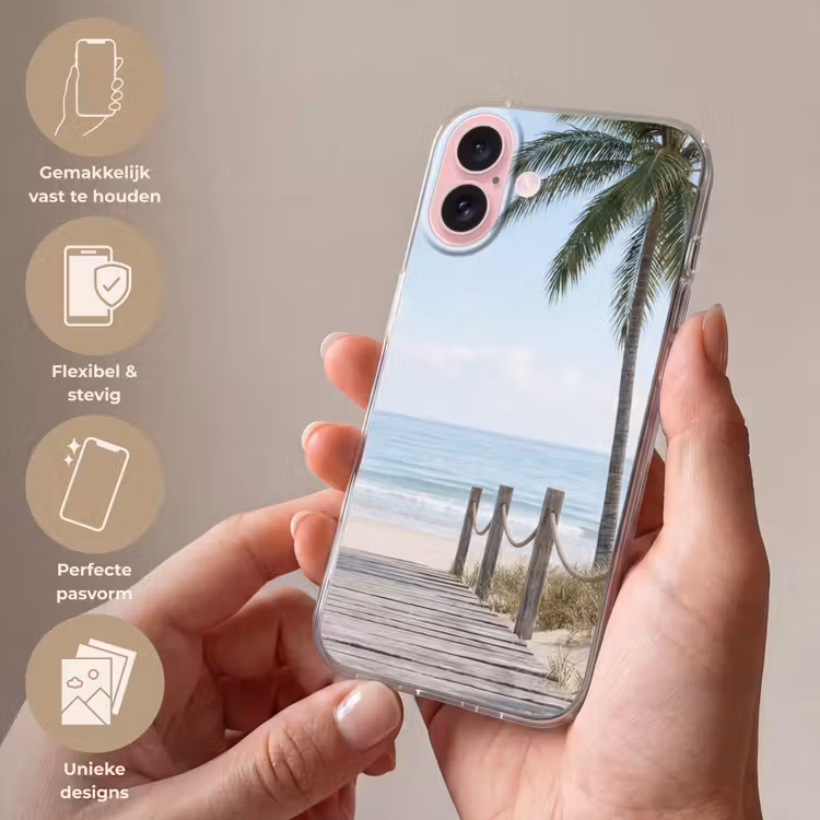 Telefoonhoesje - Palmbomen - Pad - Horizon — 4
