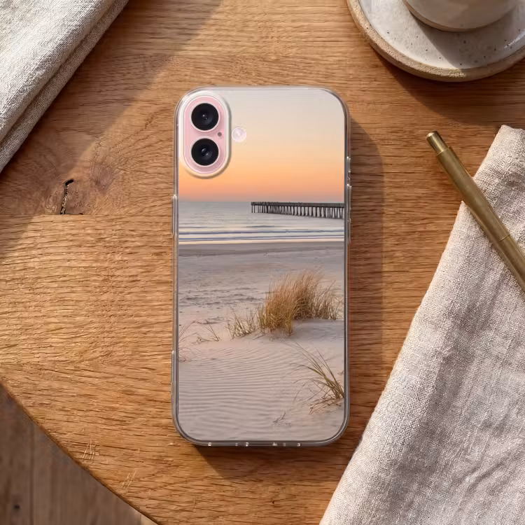 Telefoonhoesje - Pier - Zonsondergang - Strand — 2