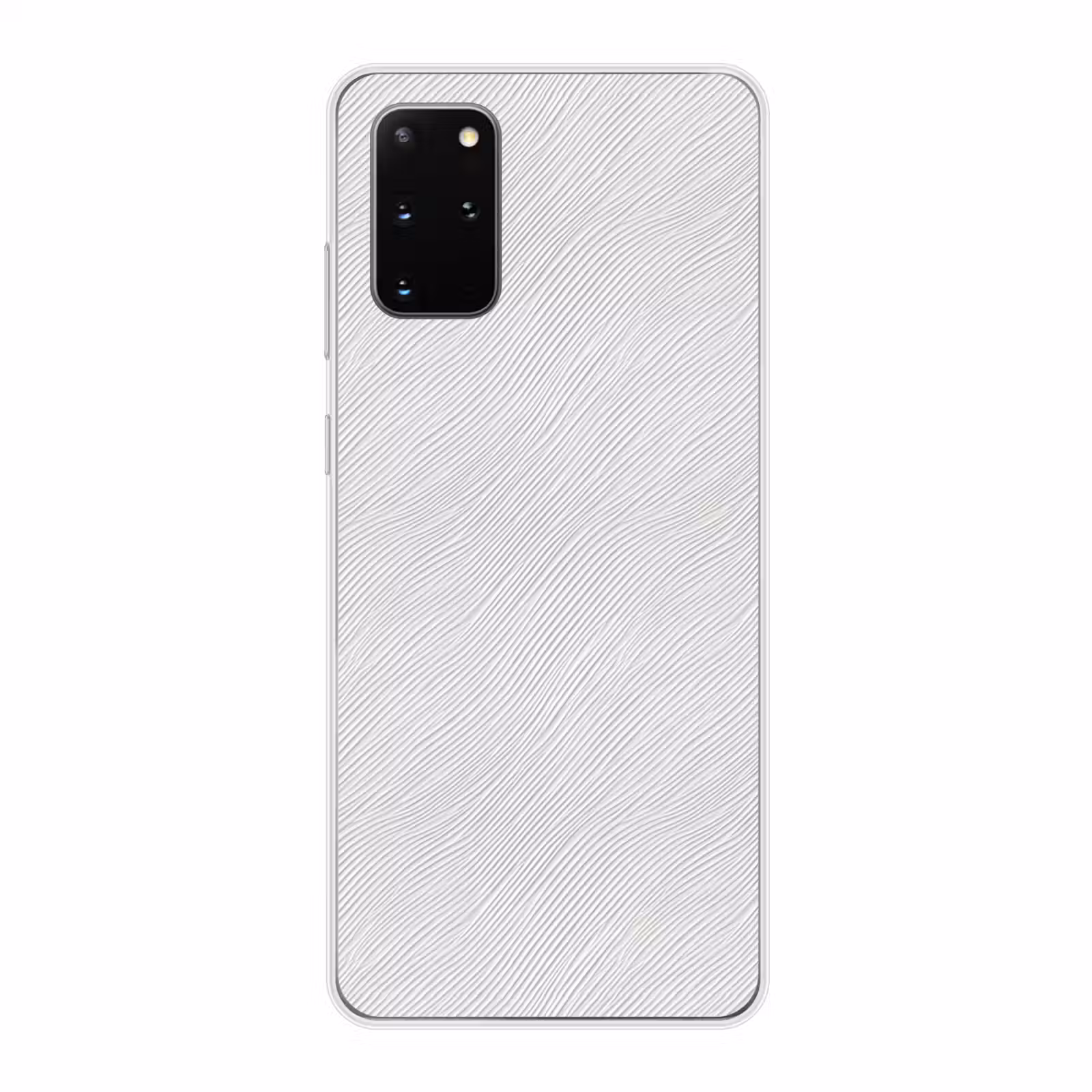Telefoonhoesje - Golven - Ribbels - Wit — 1