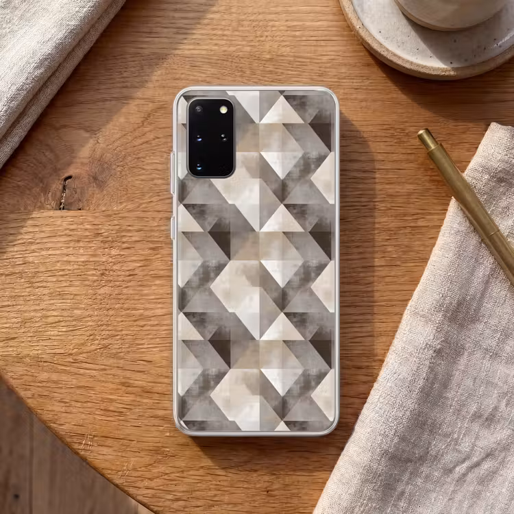 Telefoonhoesje - Geometrisch - Motief - Aardetinten — 2