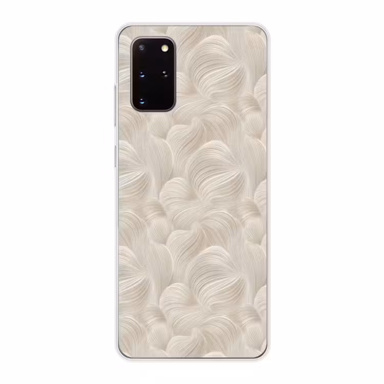 Telefoonhoesje - Lijnen - Waaier - Beige — 1