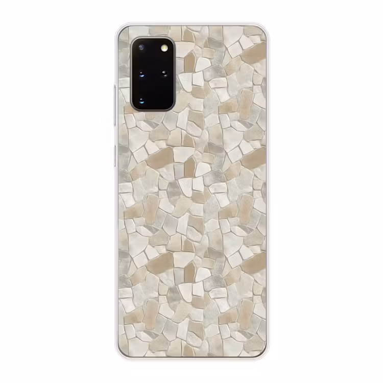 Telefoonhoesje - Mozaïek - Stenen - Beige — 1