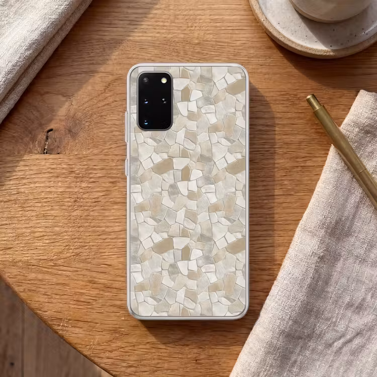 Telefoonhoesje - Mozaïek - Stenen - Beige — 2