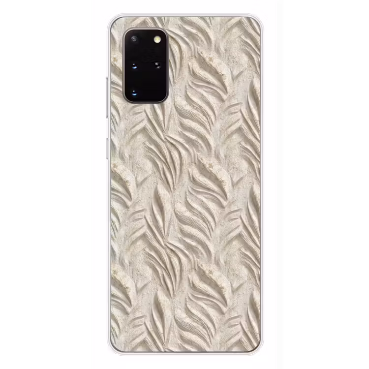 Telefoonhoesje - Textuur - Reliëf - Beige — 4