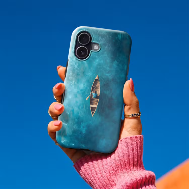 Telefoonhoesje Toughcase - Bootje - Water - Blauw — 2