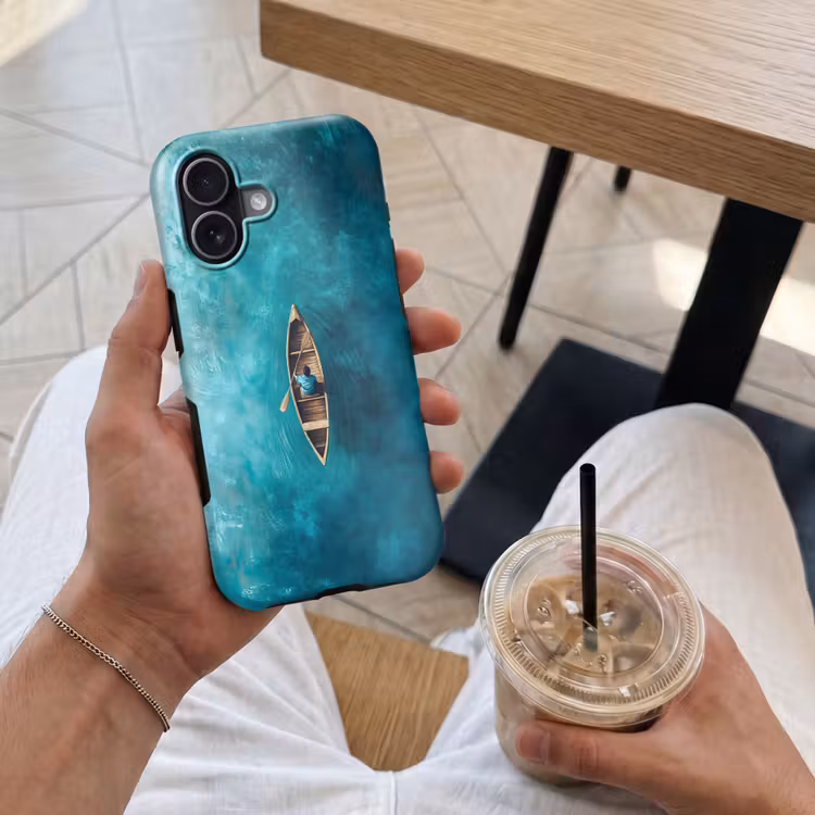 Telefoonhoesje Toughcase - Bootje - Water - Blauw — 4