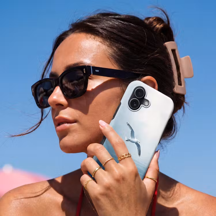 Telefoonhoesje Toughcase - Meeuw - Wit - Zee - Mistig — 6