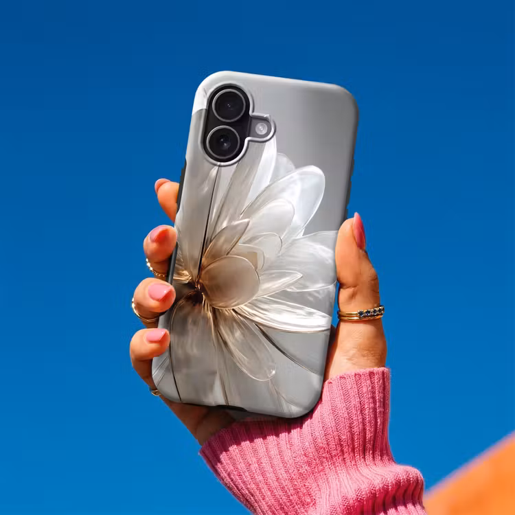 Telefoonhoesje Toughcase - Bloem - Wit - Neutraal — 2