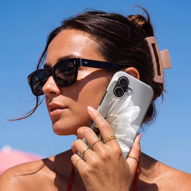 Telefoonhoesje Toughcase - Bloem - Wit - Neutraal — 6