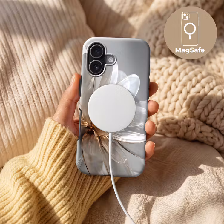 Telefoonhoesje Toughcase - Bloem - Wit - Neutraal — 8