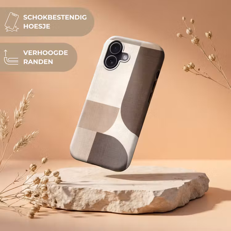 Telefoonhoesje Toughcase - Geometrisch - Geweven structuur - Modern — 5