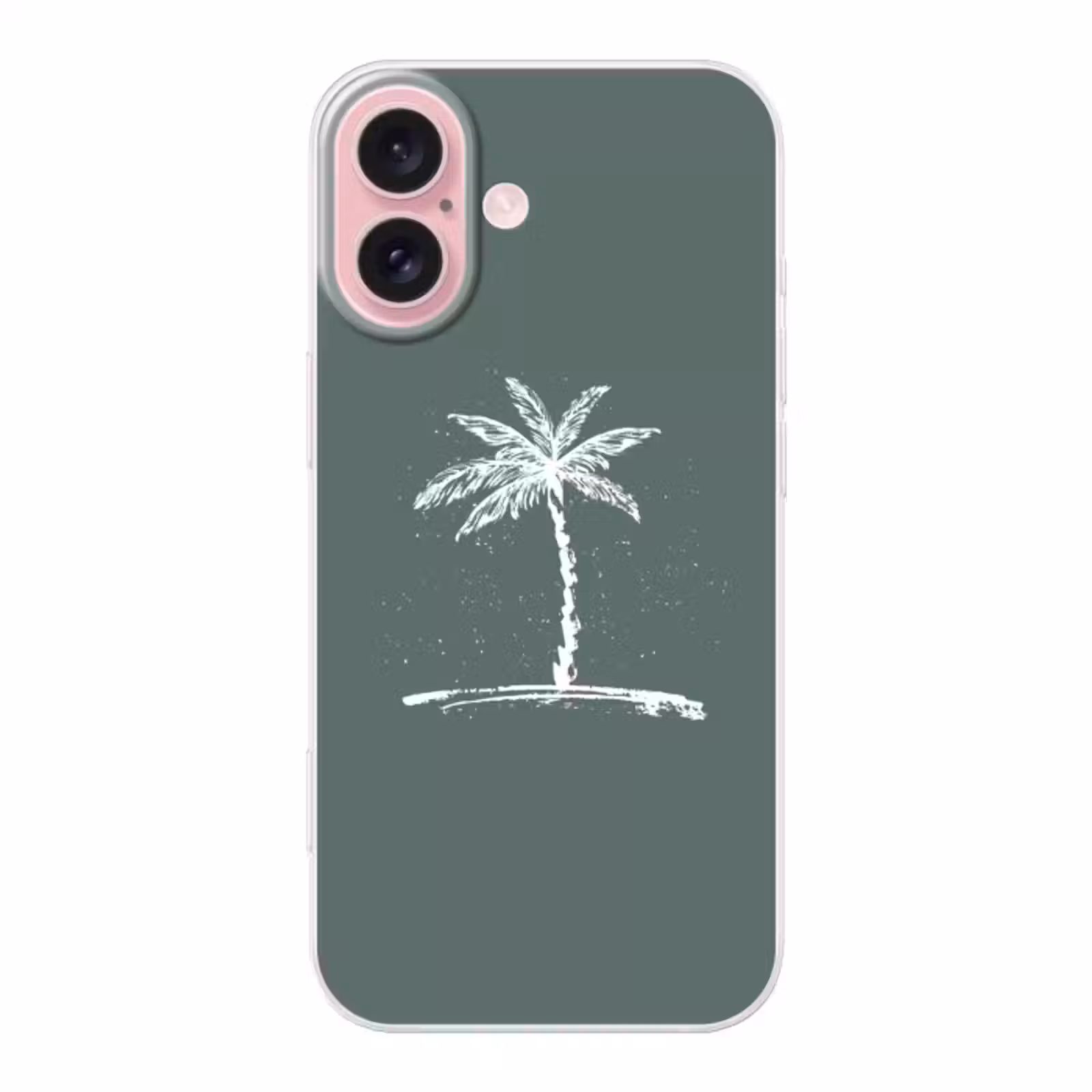 Telefoonhoesje Toughcase - Palmboom - Wit - Groen - Tropisch — 1