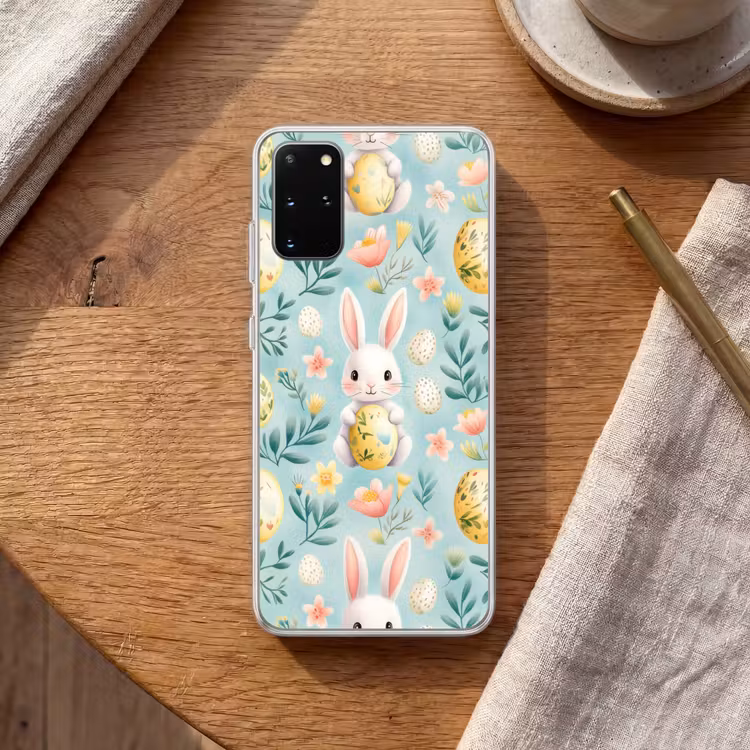 Telefoonhoesje - Konijn - Eieren - Takjes — 1