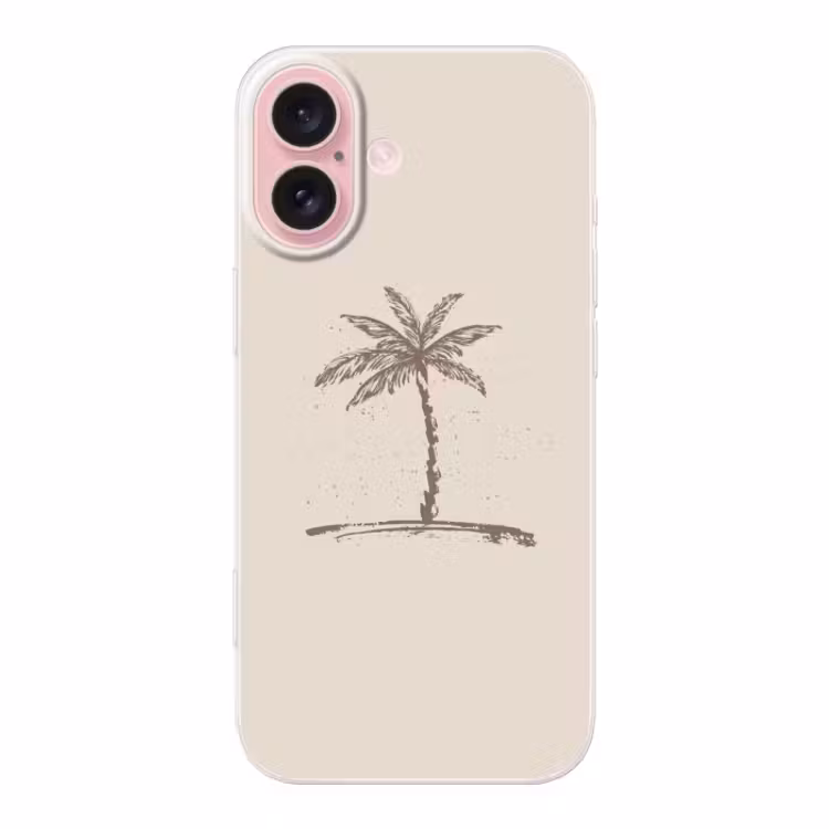 Telefoonhoesje Toughcase - Palmboom - Bruin - Beige - Tropisch — 1