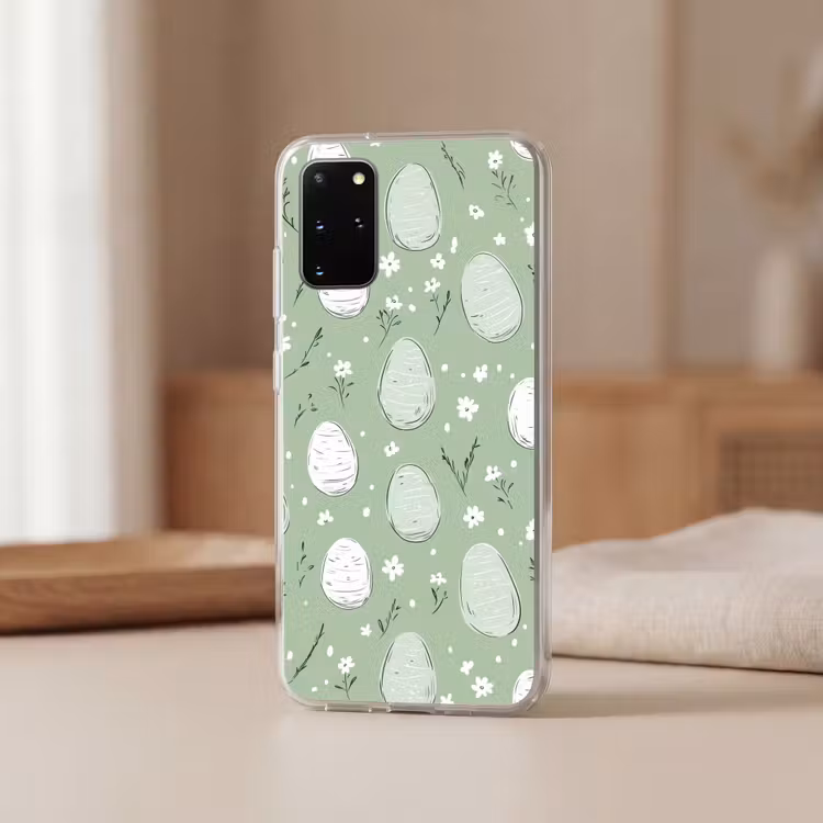 Telefoonhoesje - Groen - Eieren - Patroon — 2