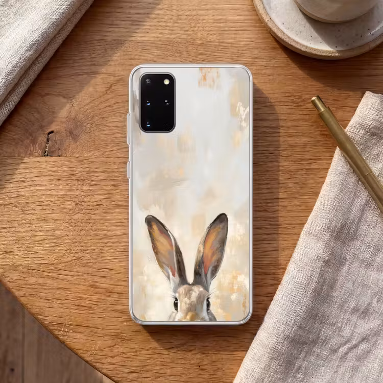 Telefoonhoesje - Haas - Oren - Bruin — 1