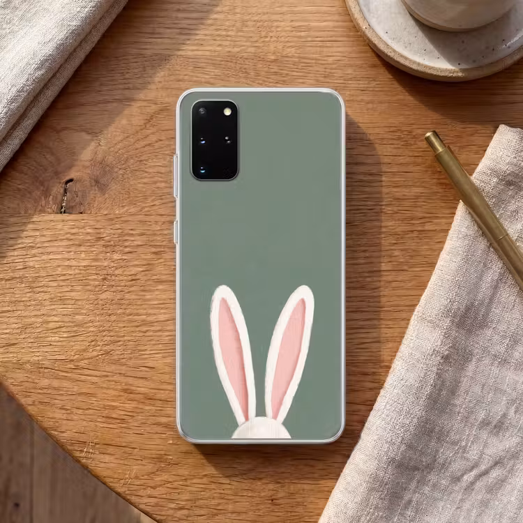 Telefoonhoesje - Hazen - Oren - Roze — 1