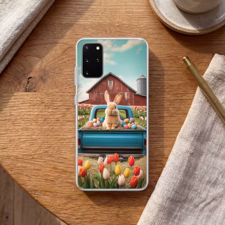 Telefoonhoesje - Konijn - Boerderij - Eieren — 1