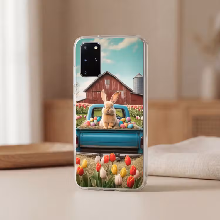 Telefoonhoesje - Konijn - Boerderij - Eieren — 2
