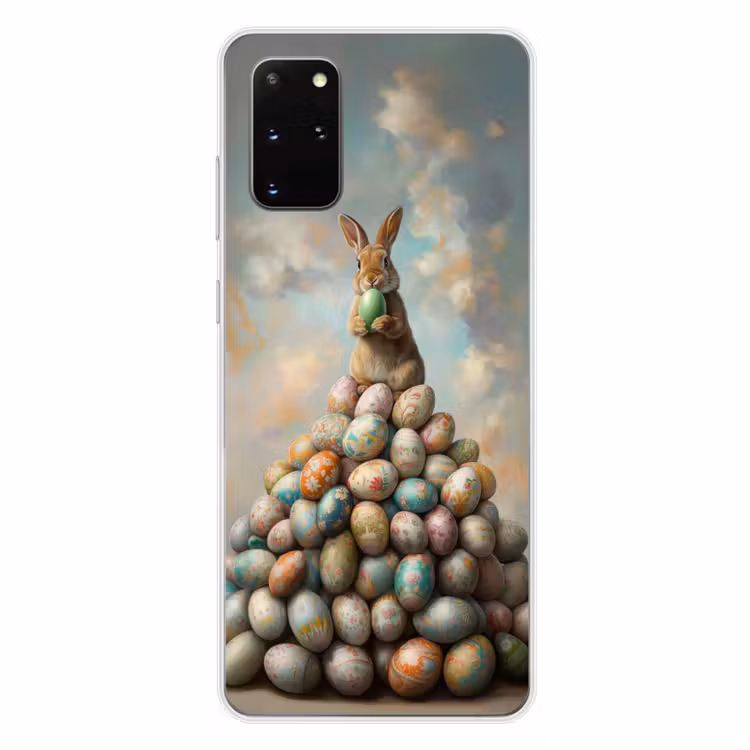 Telefoonhoesje - Konijn - Eieren - Kleurrijk — 3