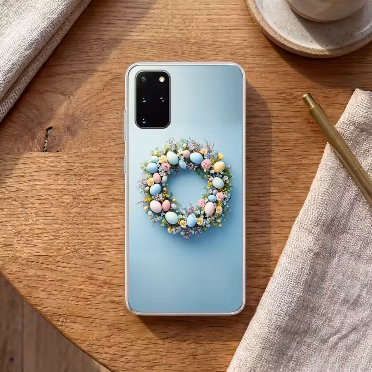 Telefoonhoesje - Krans - Eieren - Bloemen — 1