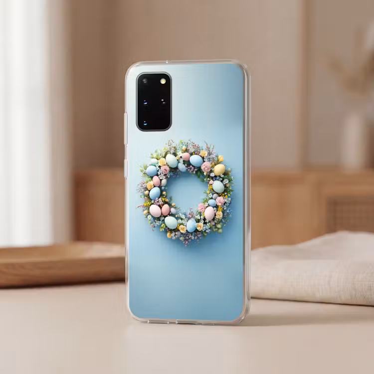 Telefoonhoesje - Krans - Eieren - Bloemen — 2