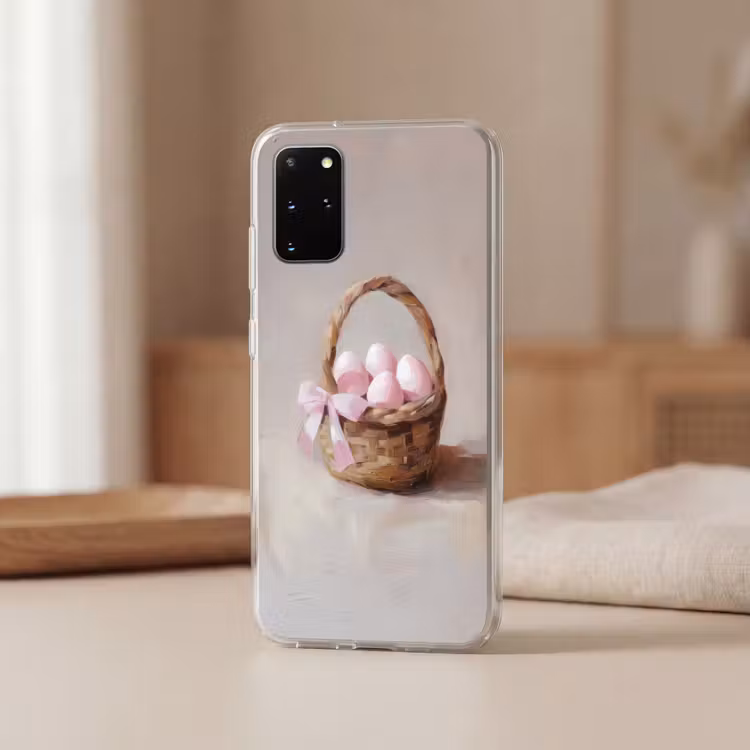 Telefoonhoesje - Mand - Eieren - Roze — 2