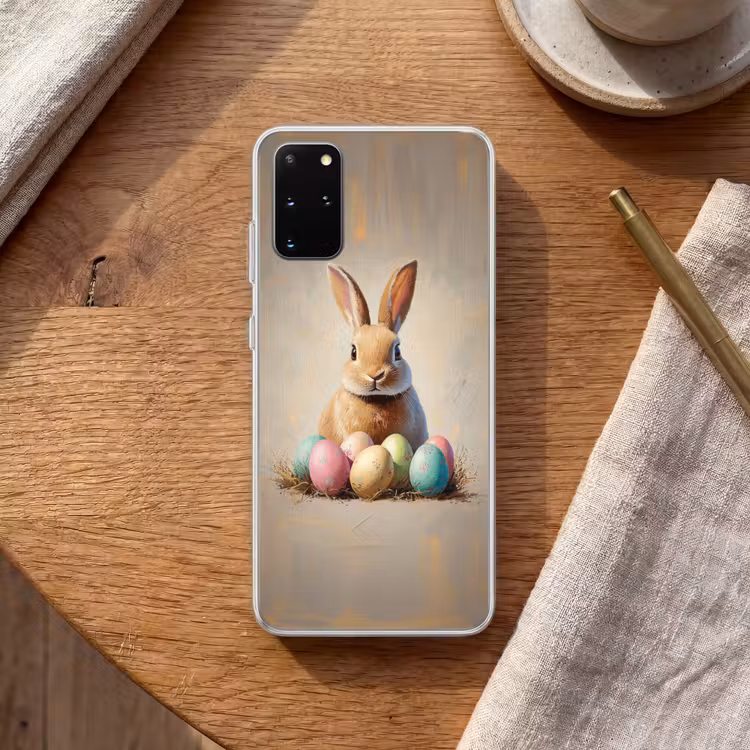 Telefoonhoesje - Paashaas - Pastel - Eieren — 1