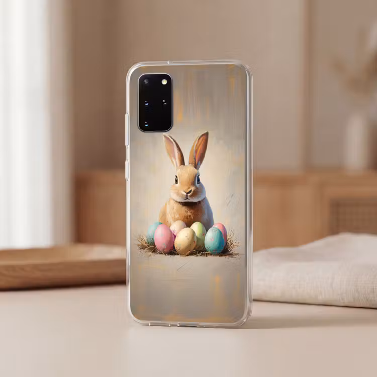 Telefoonhoesje - Paashaas - Pastel - Eieren — 2