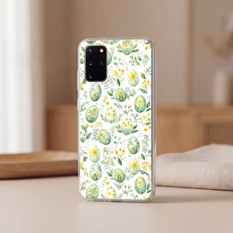 Telefoonhoesje - Patroon - Groen - Eieren — 2