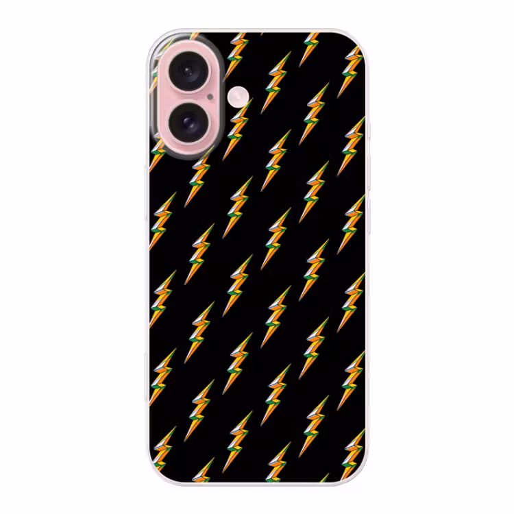 Telefoonhoesje Toughcase - Bliksemschicht - Geel - Zwart — 1