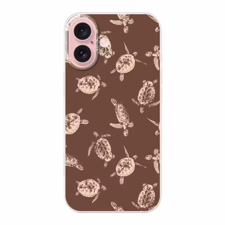 Telefoonhoesje Toughcase - Schildpadden - Patroon - Bruin - Beige — 1