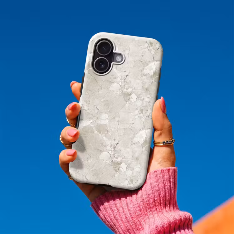 Telefoonhoesje Toughcase - Marmer - Grijs - Aders — 2