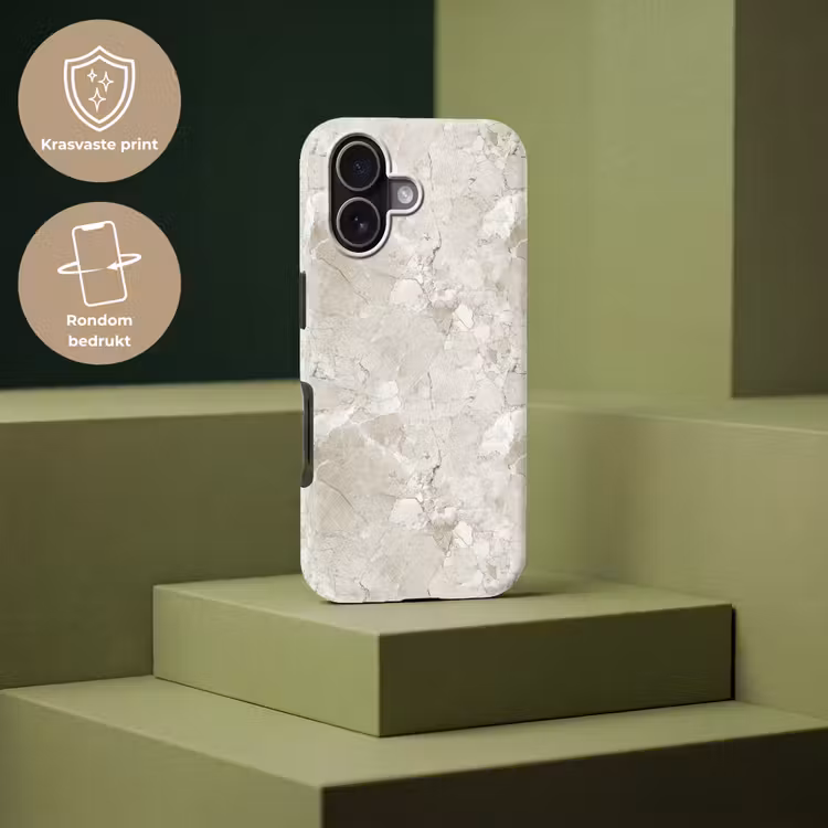 Telefoonhoesje Toughcase - Marmer - Grijs - Aders — 7