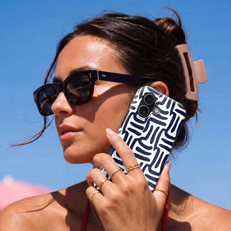 Telefoonhoesje Toughcase - Abstract - Modern - Blauw — 6