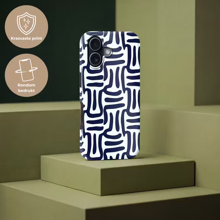 Telefoonhoesje Toughcase - Abstract - Modern - Blauw — 7